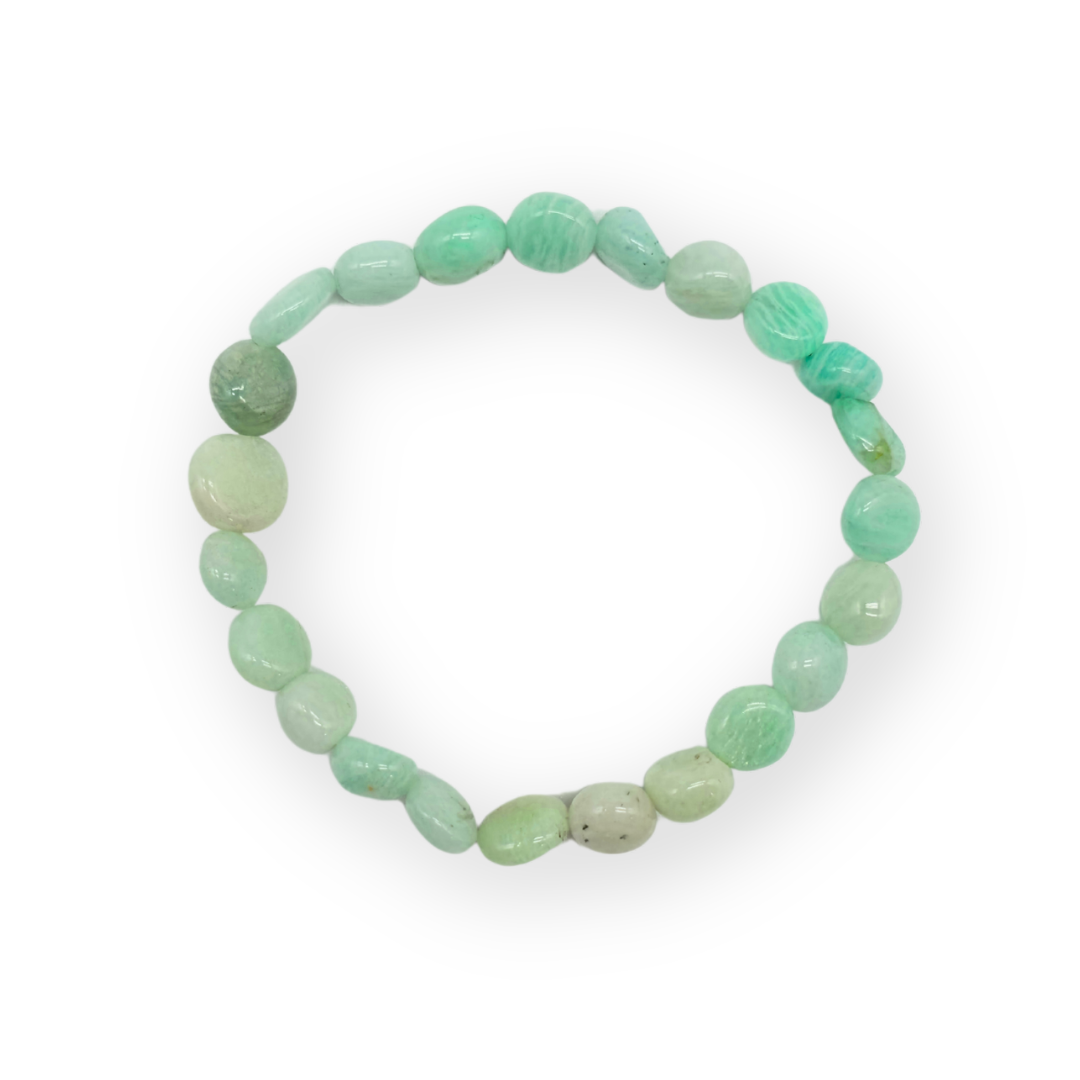 Amazoniet Trommelsteenarmband