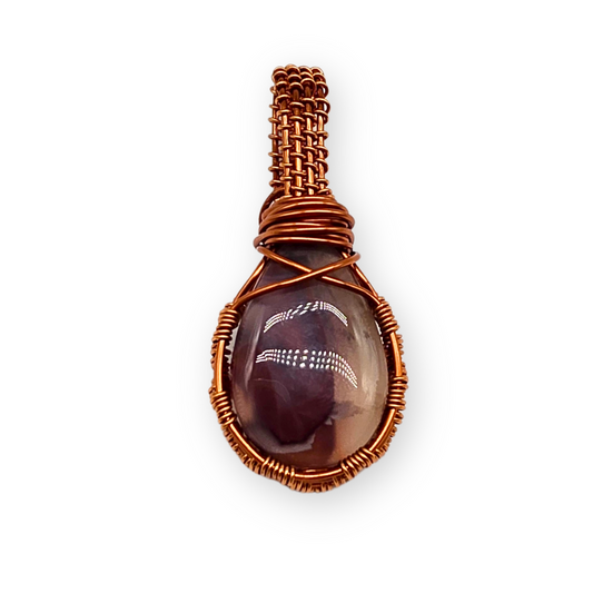 Botswana agaat wire wrapped