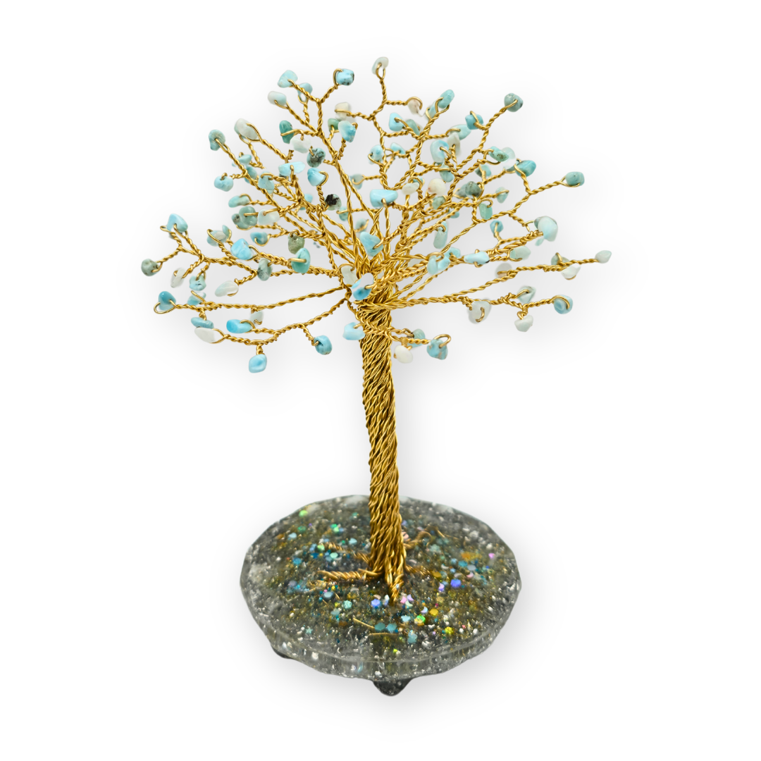 Larimar Levensboom L goud