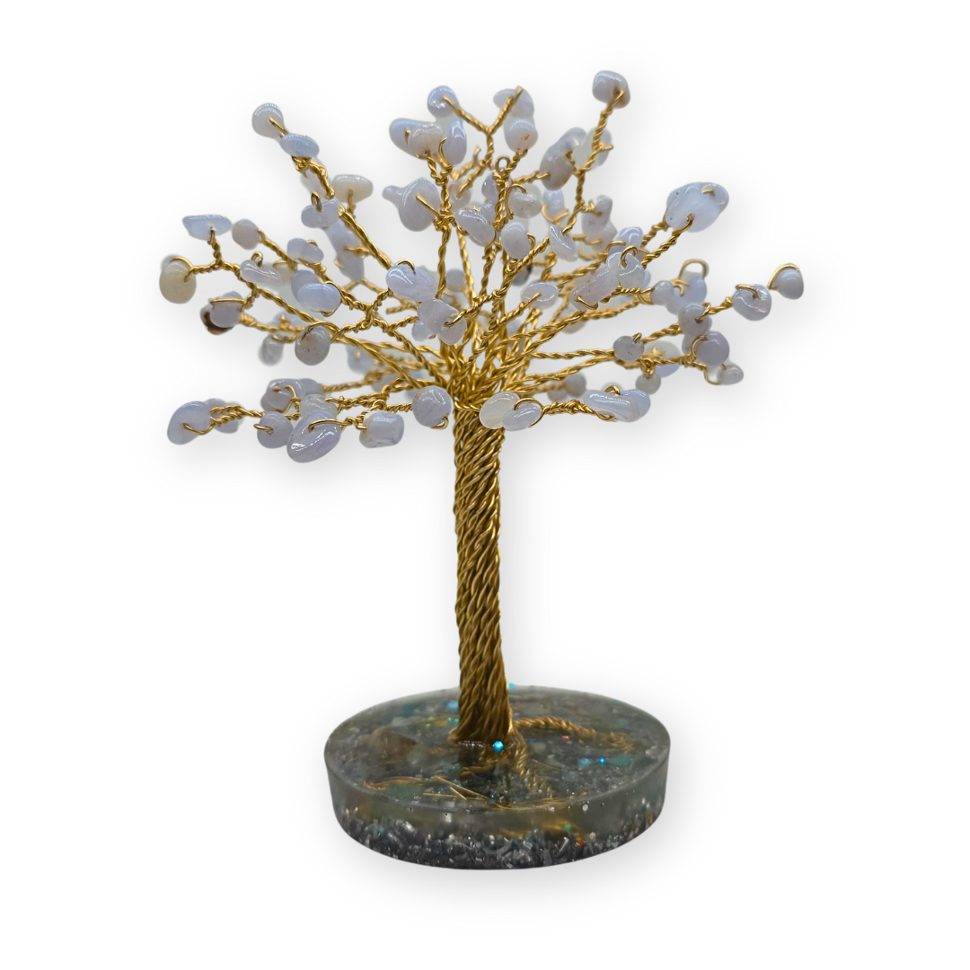 Chalcedoon Levensboom M goud