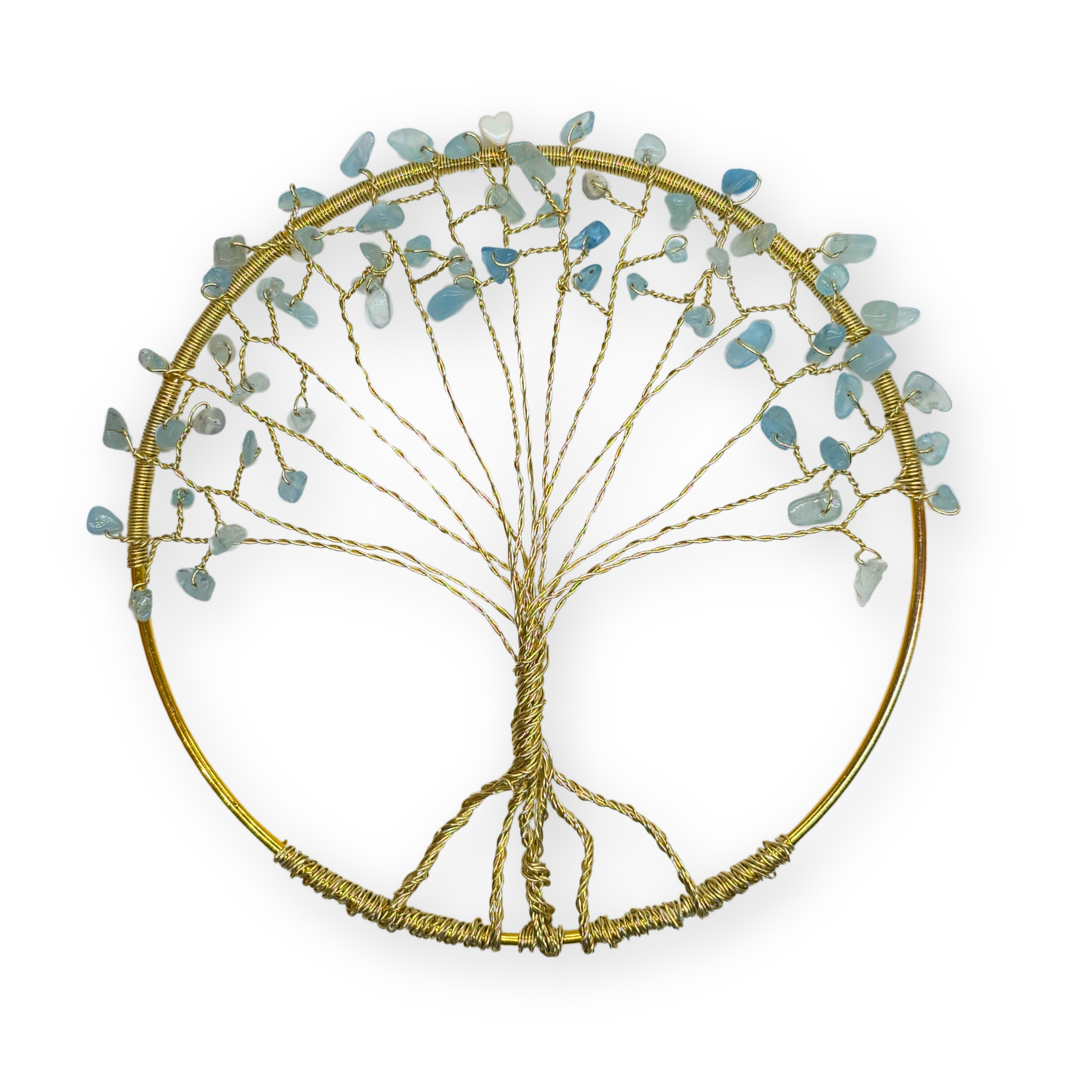 Aquamarijn Levensboom cirkel