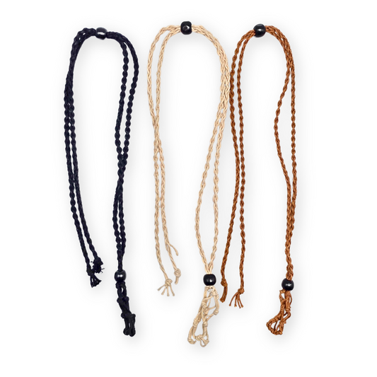 Macramé ketting voor edelstenen