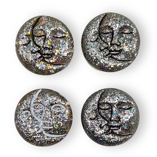 Seleniet & Calciet Zon/Maan Orgonite