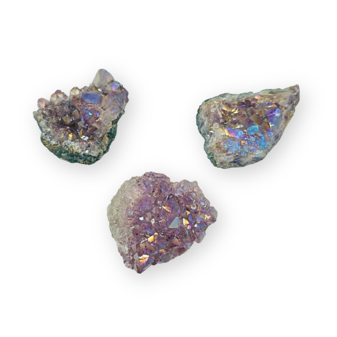 Angel aura Amethist (druzy) edelsteen