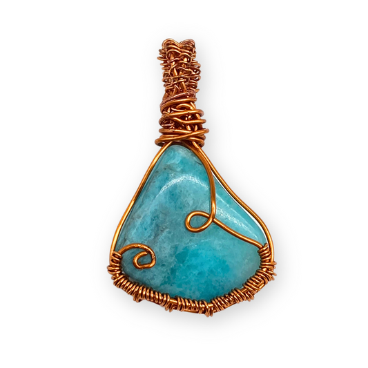 Amazoniet wire wrapped