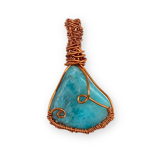 Amazoniet wire wrapped