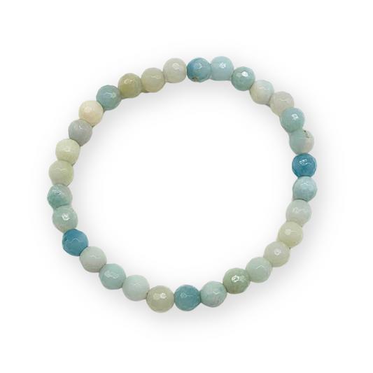 Amazoniet Facetarmband
