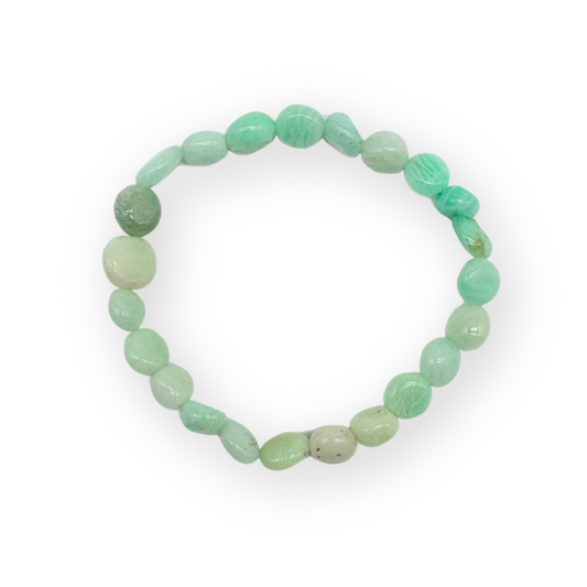 Amazoniet Trommelsteenarmband