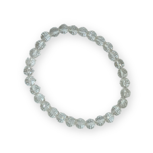 Bergkristal Facetarmband