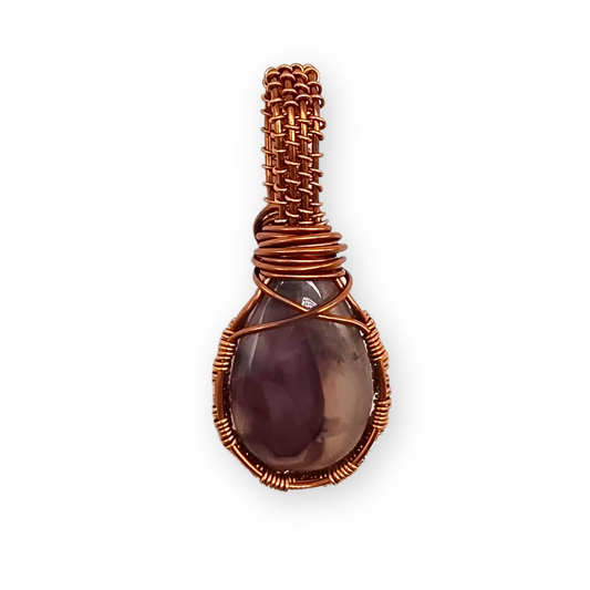 Botswana agaat wire wrapped