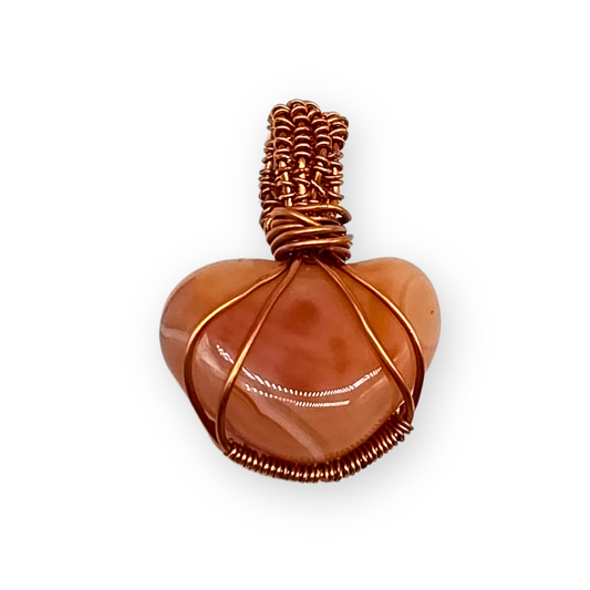 Carneool 2 wire wrapped