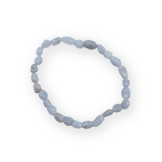 Chalcedoon Trommelsteenarmband