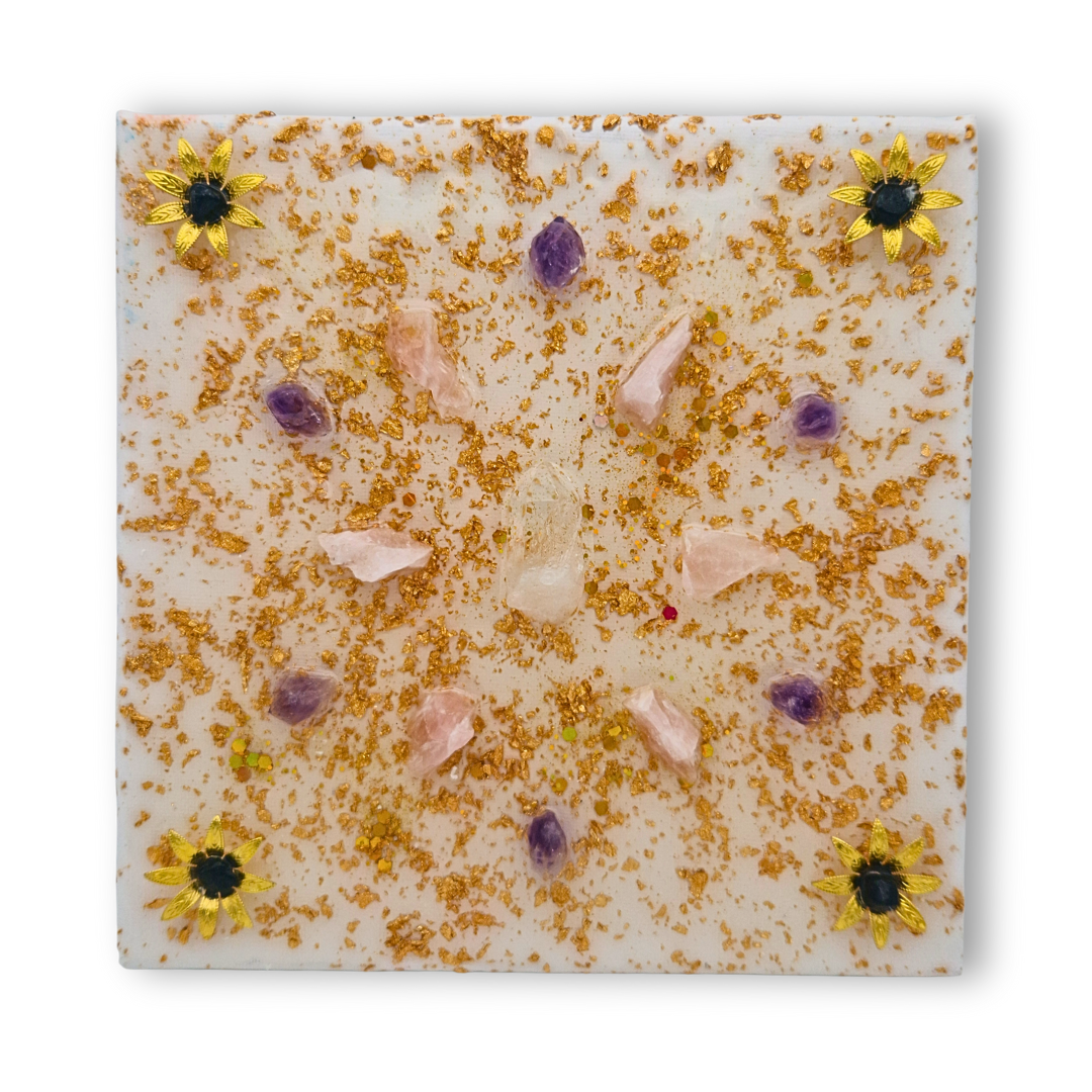 Crystal grid: "Ik volg mijn intuïtie met innerlijke rust."