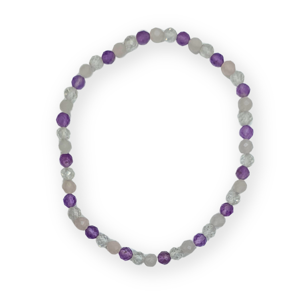 Gouden driehoek Facetarmband