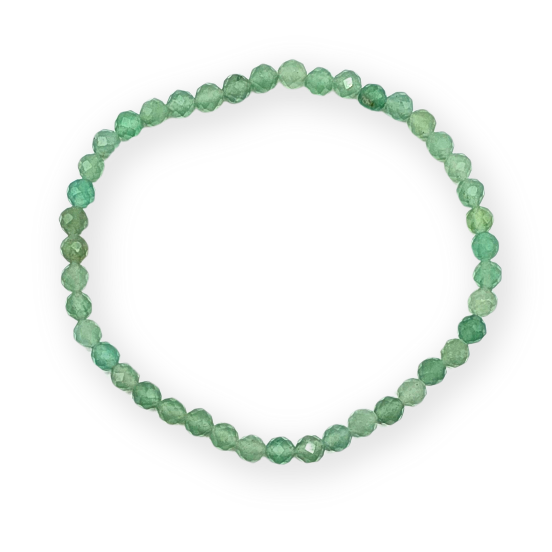 Groene aventurijn Facetarmband