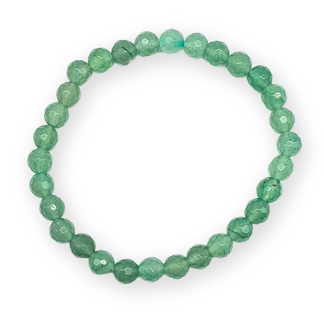 Groene aventurijn Facetarmband