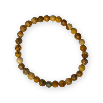 Jaspis (landschap) armband Kind