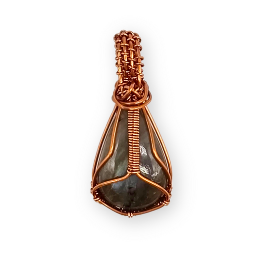 Labradoriet wire wrapped