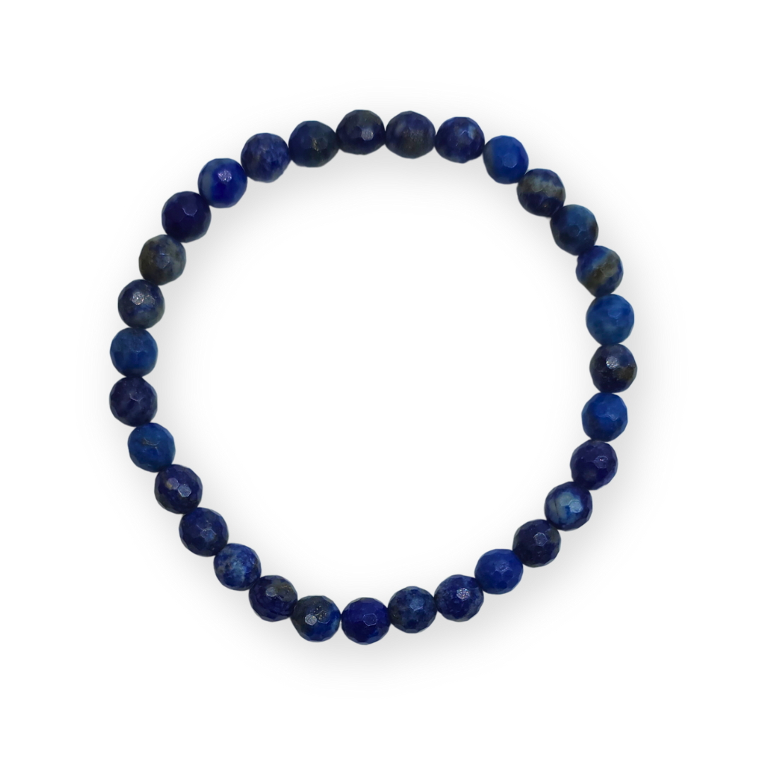 Lapis lazuli Facetarmband