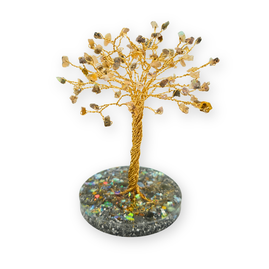 Opal Tree of Life L Gold