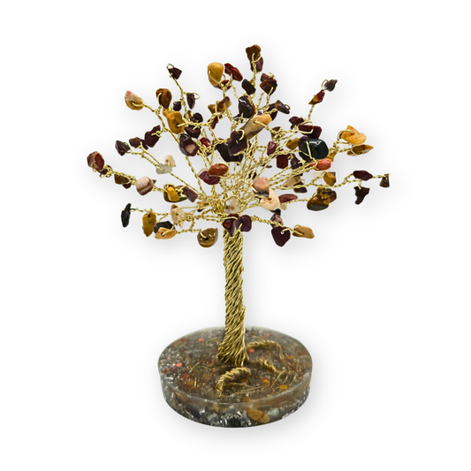 Mookaite Tree of Life M gold