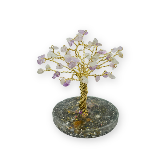 Amethist (lichte) Levensboom S Goud