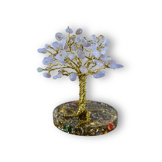 Chalcedoon Levensboom S goud