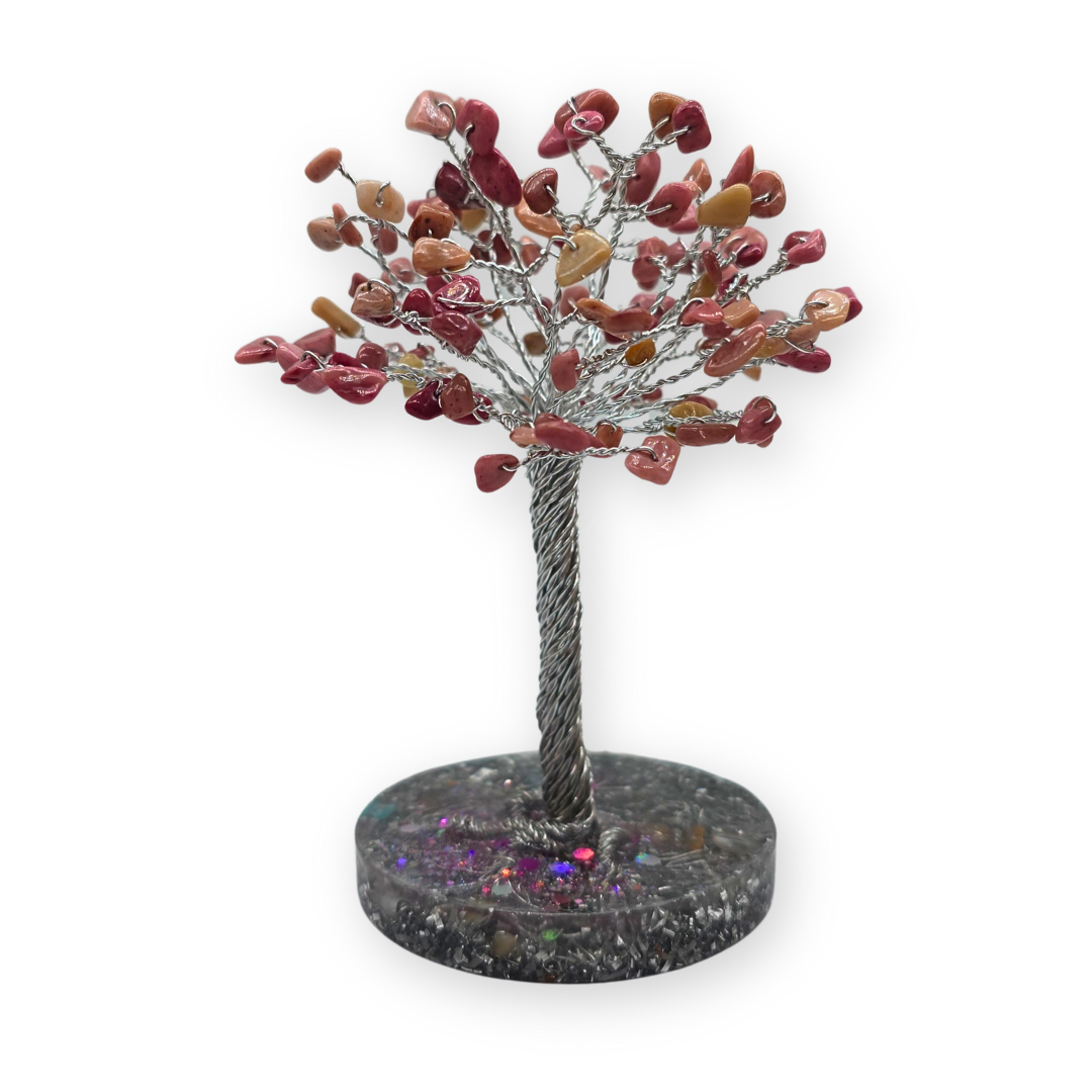 Rhodoniet Levensboom M Zilver