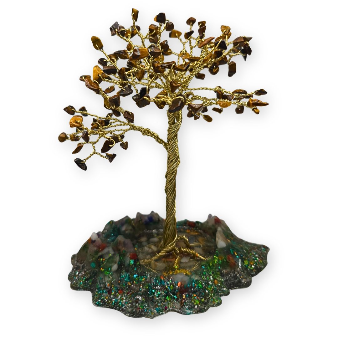 Tijgeroog Levensboom Berg goud