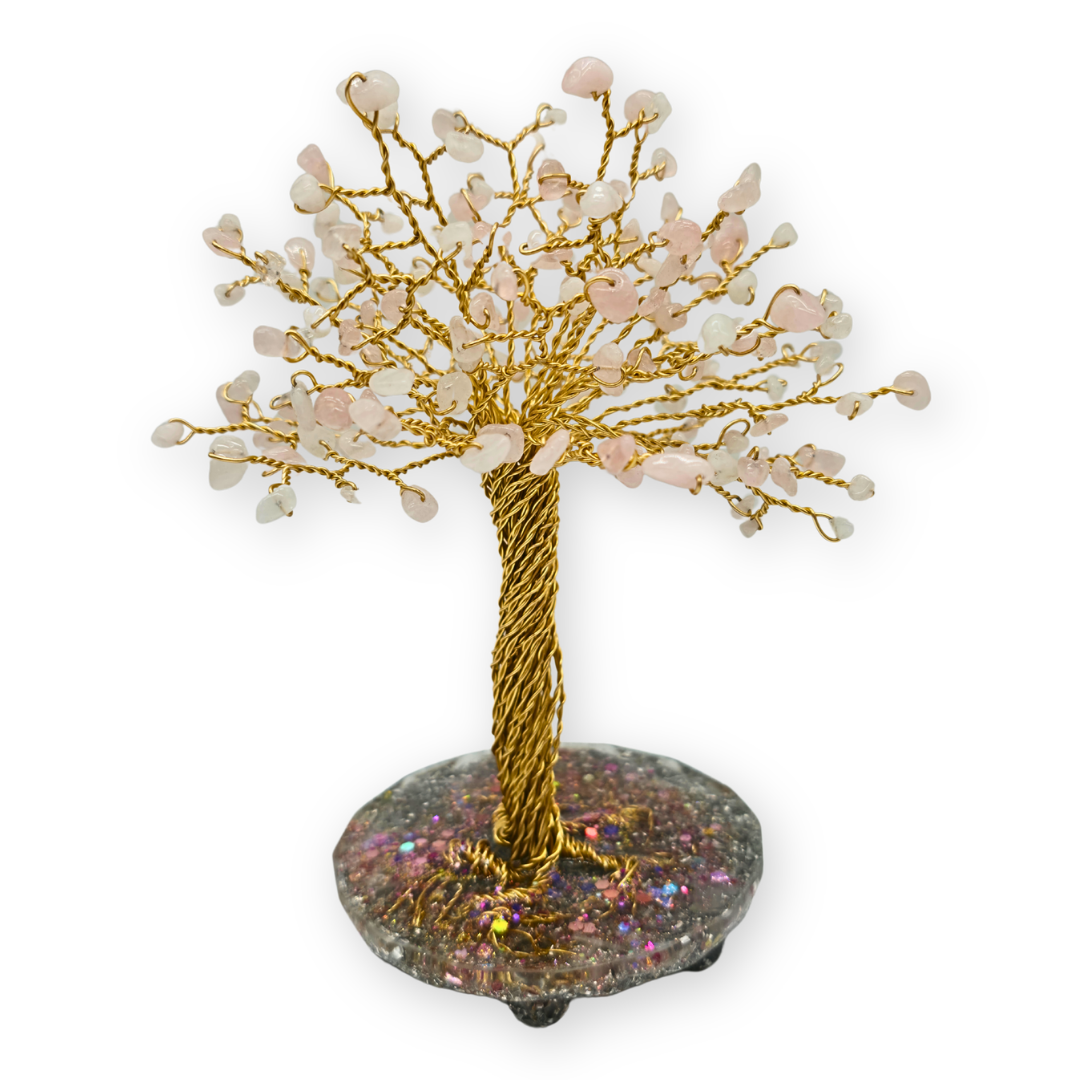 Rozenkwarts Levensboom L goud