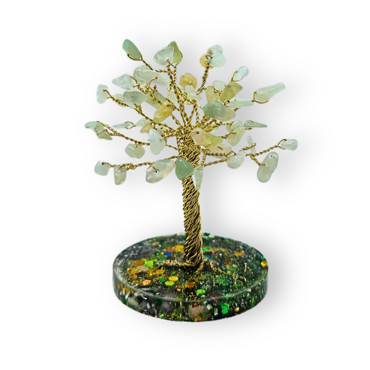 Serpentijn (New Jade) Levensboom S Goud
