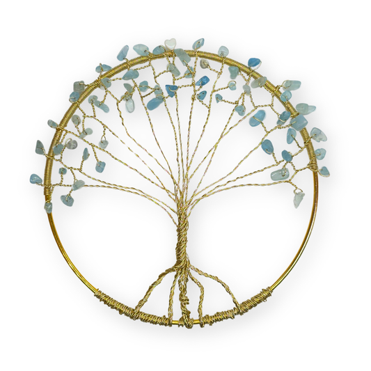 Aquamarijn Levensboom cirkel