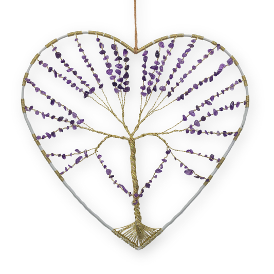 Amethist Levensboom cirkelhart