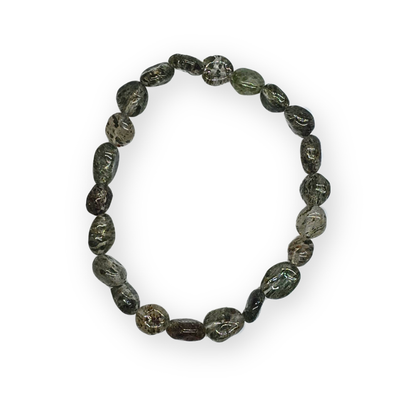 Lodoliet Trommelsteenarmband