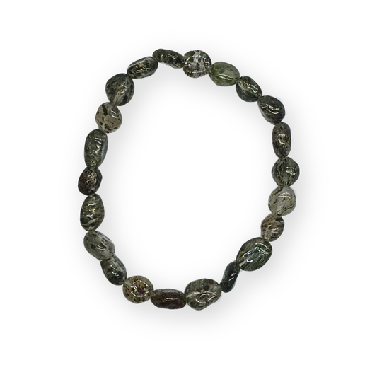 Lodoliet Trommelsteenarmband