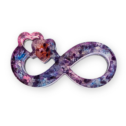 Gouden driehoek infinity orgonite