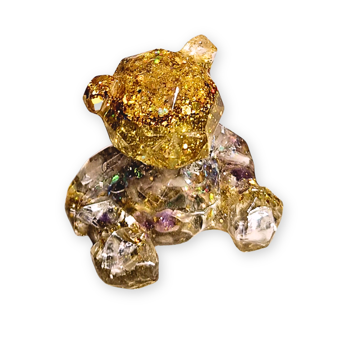 Gouden Driehoek Beer Orgonite