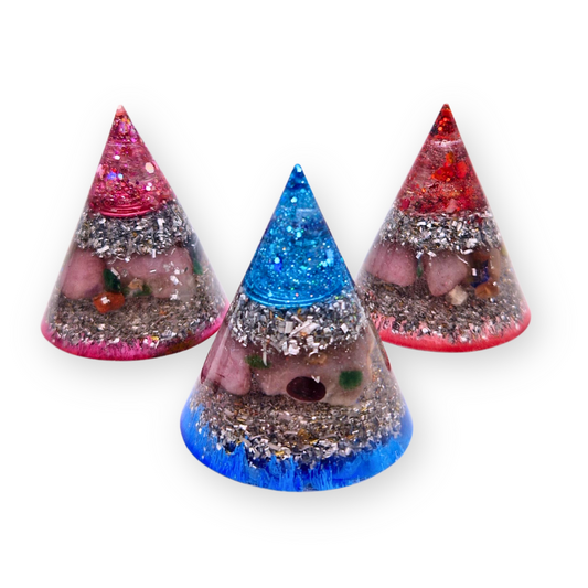 Bergkristal Piramide Orgonite