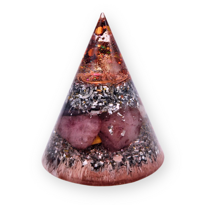 Bergkristal Piramide Orgonite