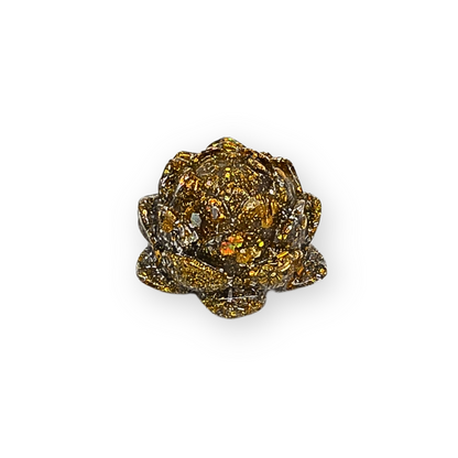 Groene calciet Lotusbloem Orgonite