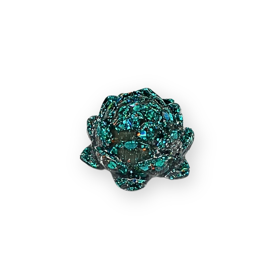 Groene calciet Lotusbloem Orgonite