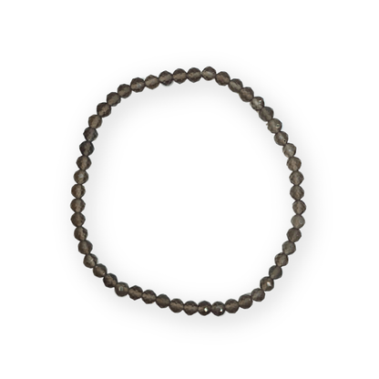 Rookkwarts Facetarmband