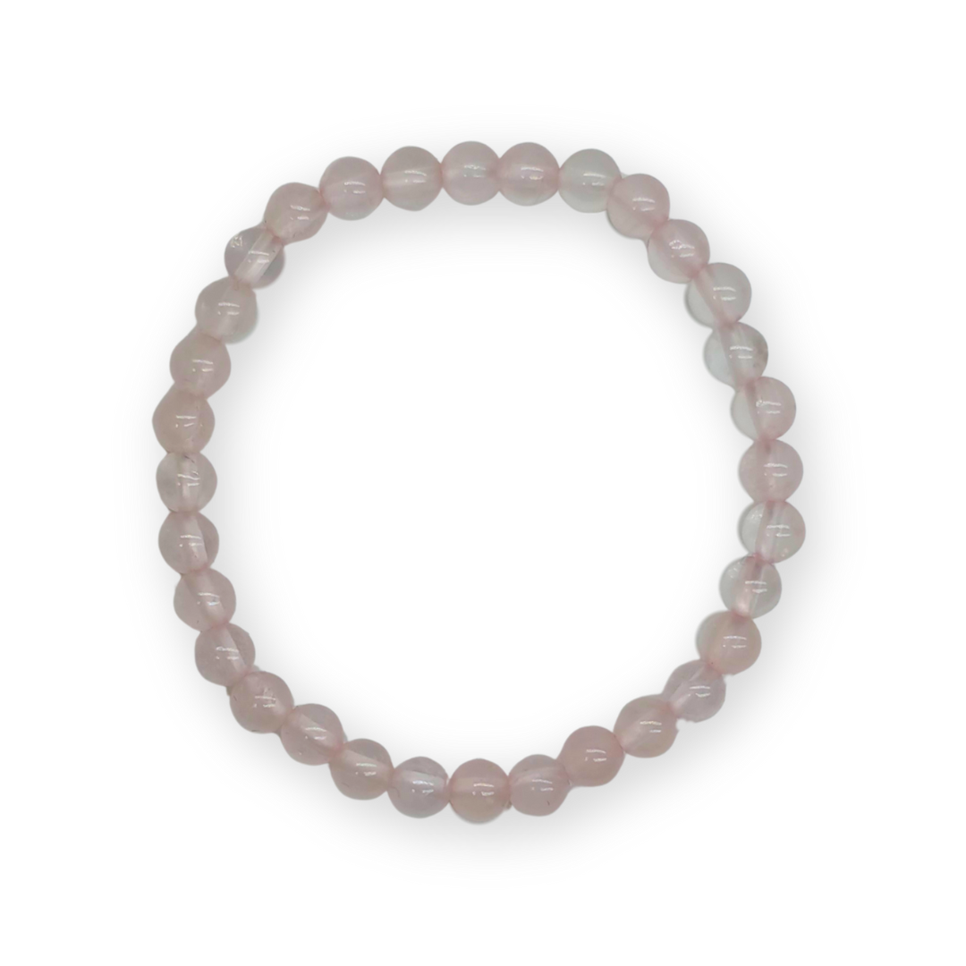 Rozenkwarts armband Kind