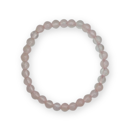 Rozenkwarts armband Kind