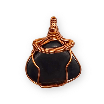 Shungite wire wrapped