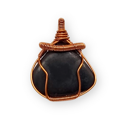 Shungite wire wrapped