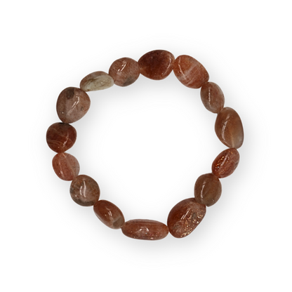 Zonnesteen Trommelsteenarmband