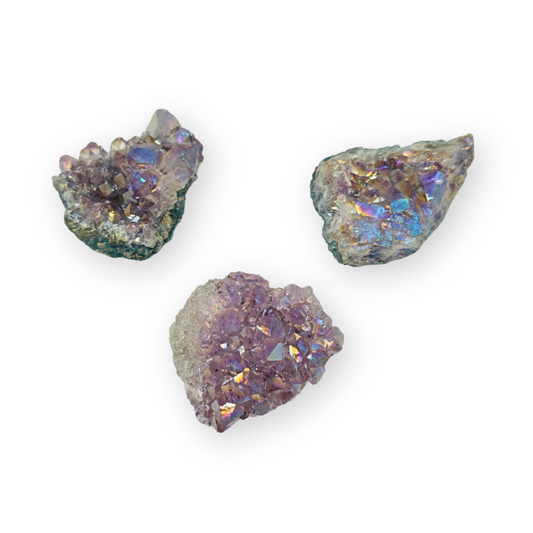 Angel aura Amethist (druzy) edelsteen